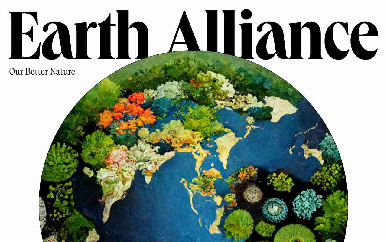 Screenshot of Earth Alliance website.