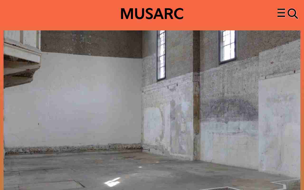 Screenshot of Musarc website.