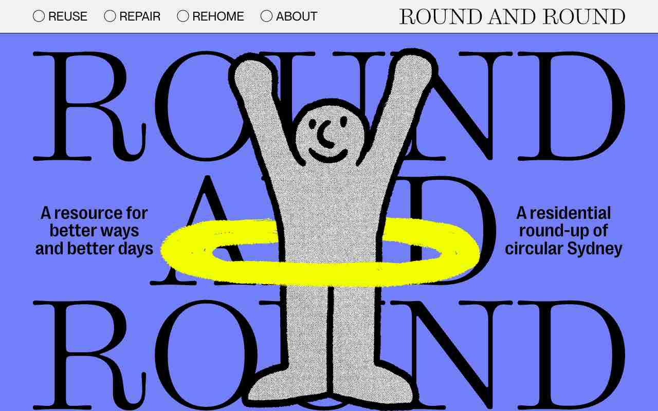 Screenshot of Round Round website.